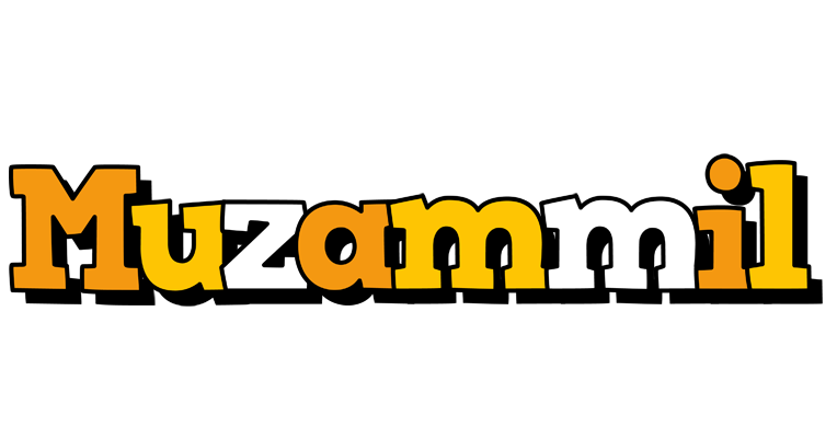 Muzammil cartoon logo