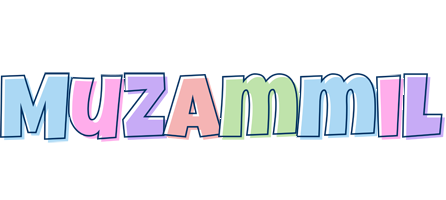Muzammil pastel logo