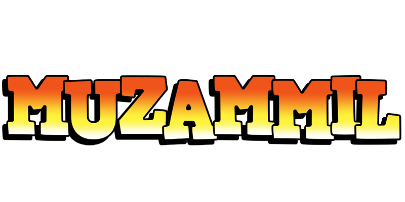 Muzammil sunset logo
