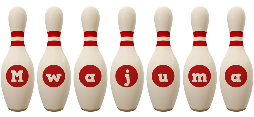 Mwajuma bowling-pin logo