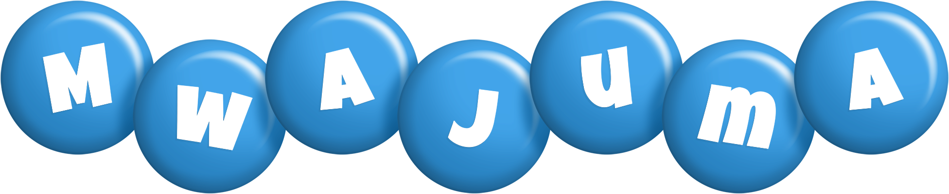 Mwajuma candy-blue logo