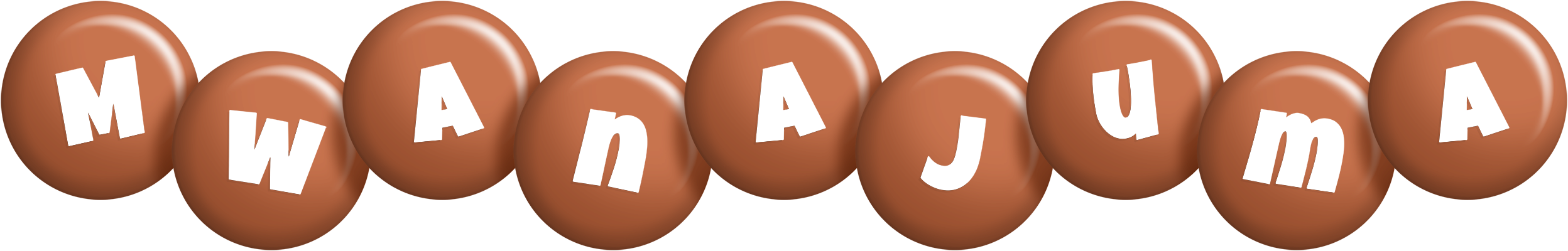 Mwanajuma candy-brown logo