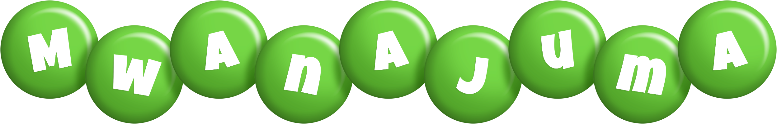 Mwanajuma candy-green logo