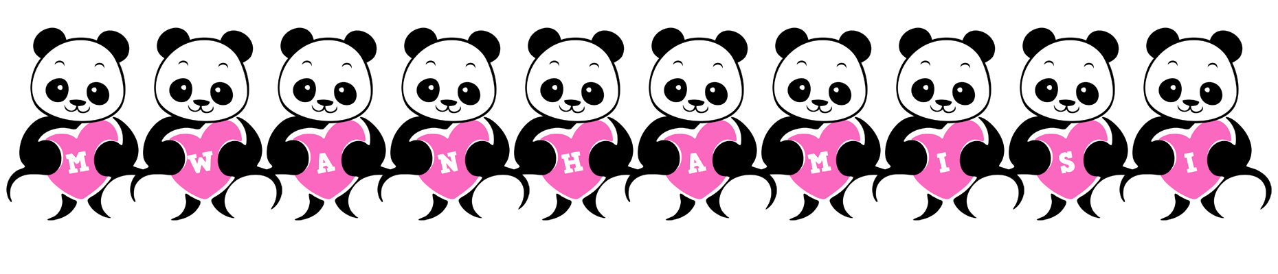Mwanhamisi love-panda logo