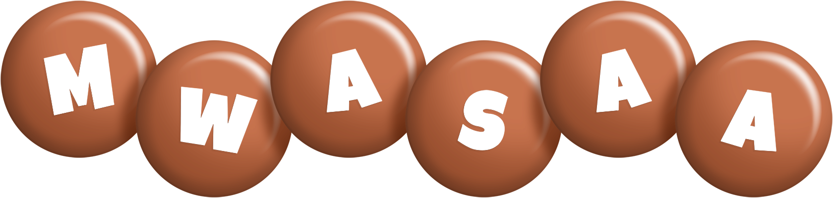Mwasaa candy-brown logo