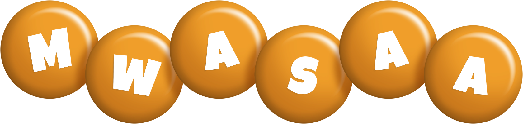 Mwasaa candy-orange logo