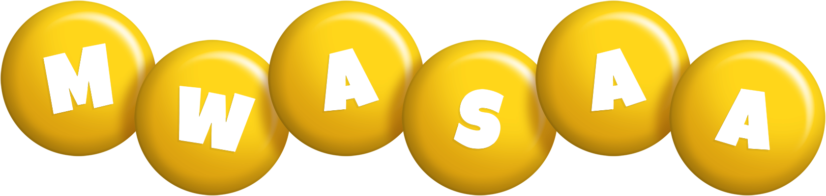 Mwasaa candy-yellow logo