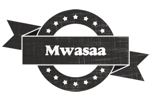 Mwasaa grunge logo