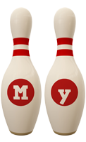 My bowling-pin logo