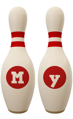 My bowling-pin logo