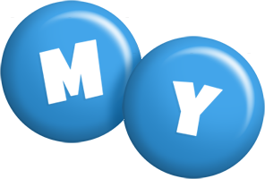 My candy-blue logo