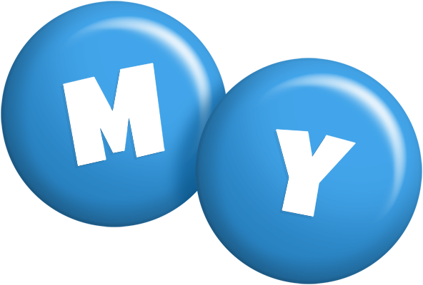 My candy-blue logo
