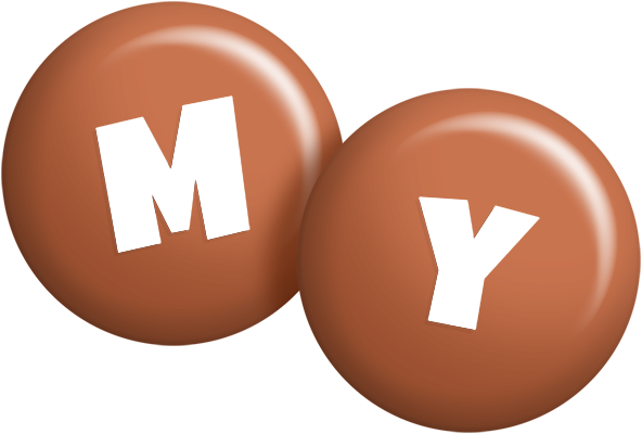 My candy-brown logo