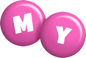 My candy-pink logo