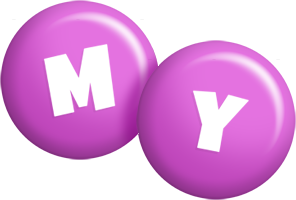 My candy-purple logo
