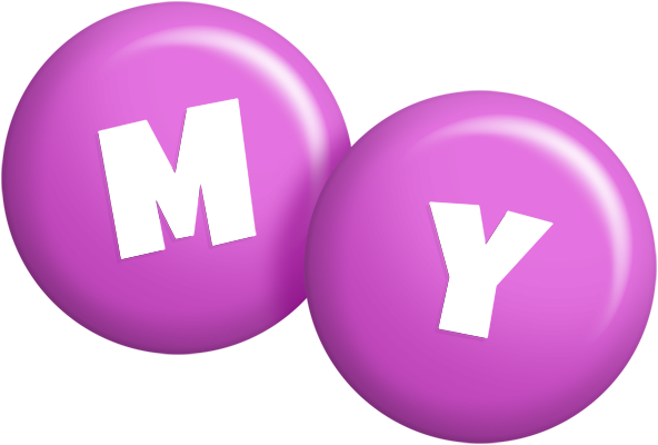 My candy-purple logo