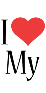 My i-love logo