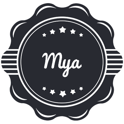 Mya badge logo