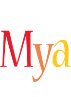 Mya birthday logo