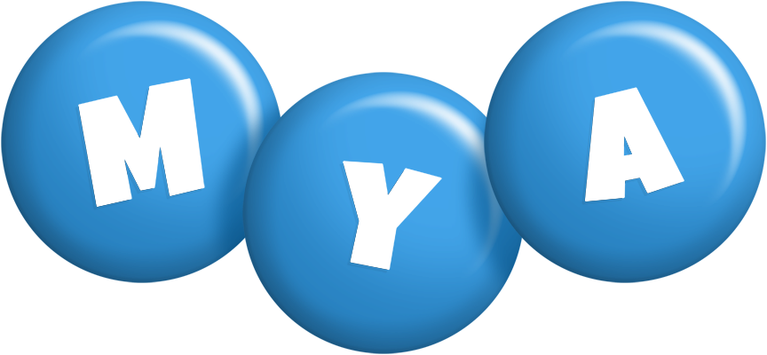 Mya candy-blue logo