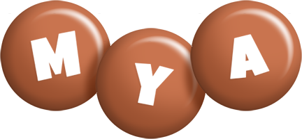 Mya candy-brown logo