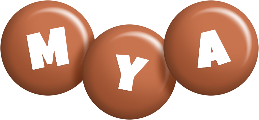 Mya candy-brown logo