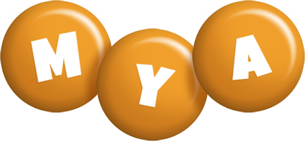 Mya candy-orange logo