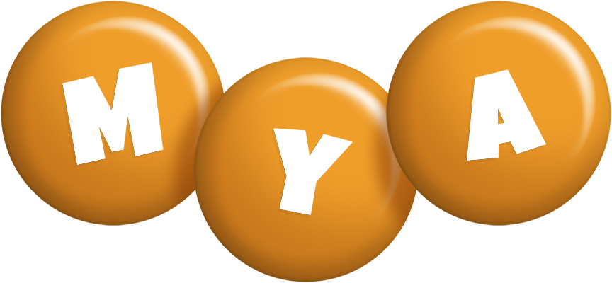 Mya candy-orange logo