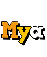 Mya cartoon logo