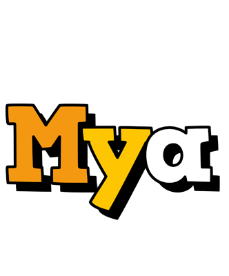 Mya cartoon logo