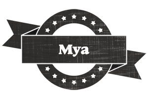 Mya grunge logo