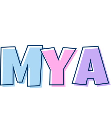 Mya pastel logo