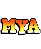 Mya sunset logo