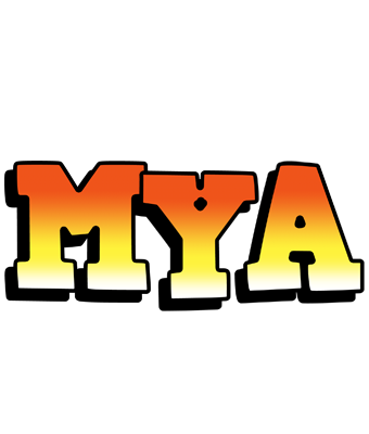 Mya sunset logo