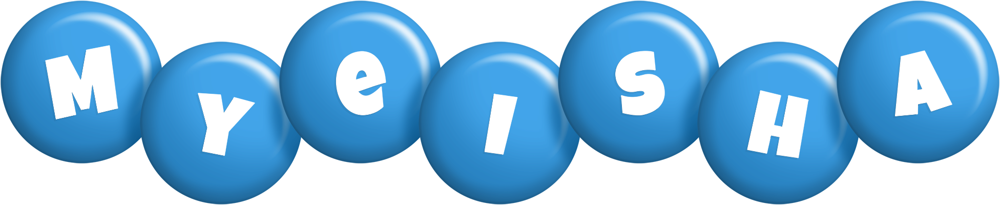 Myeisha candy-blue logo