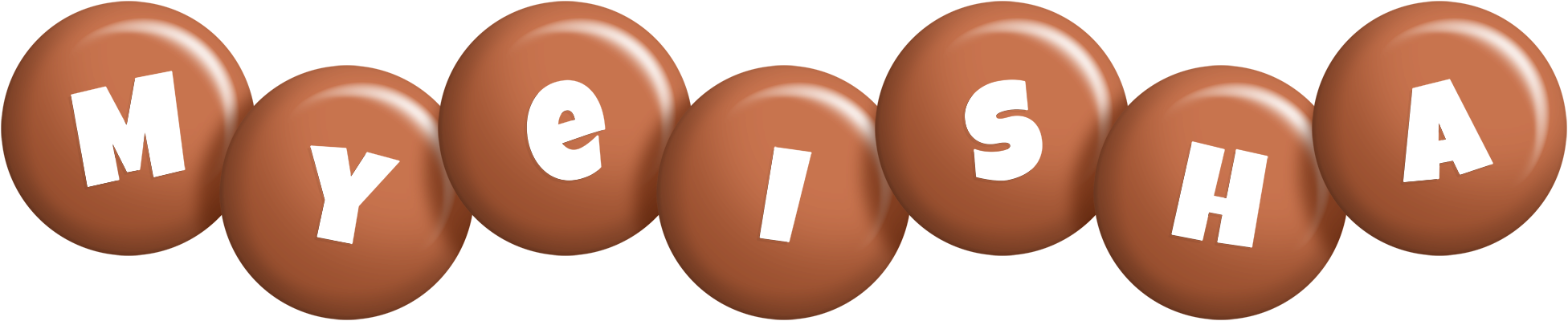 Myeisha candy-brown logo