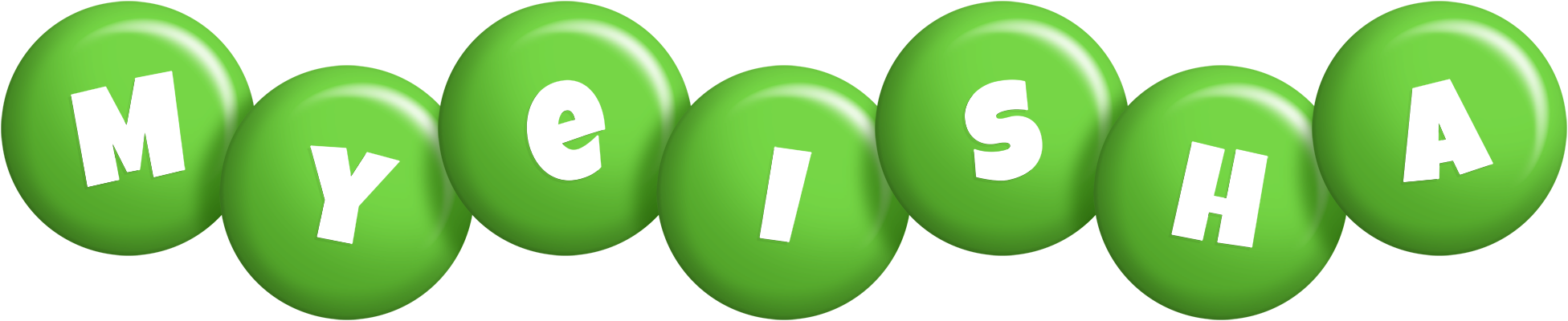 Myeisha candy-green logo