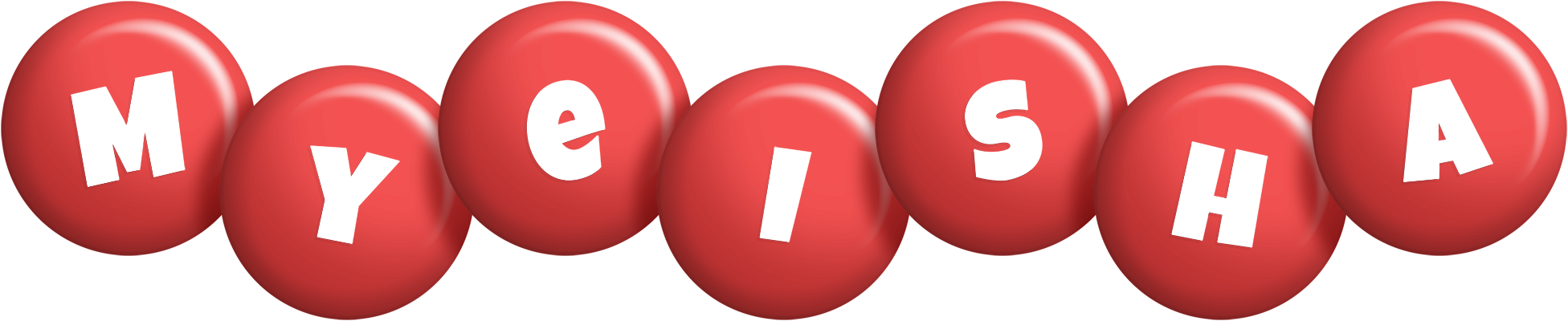 Myeisha candy-red logo