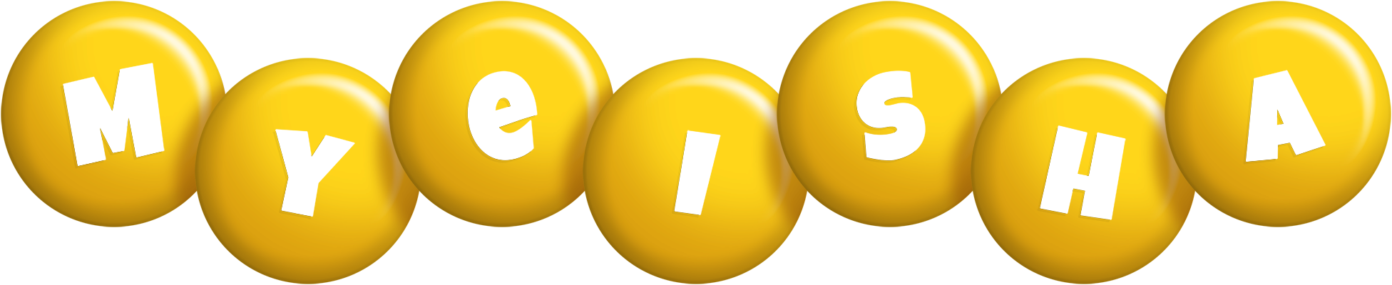 Myeisha candy-yellow logo