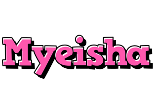 Myeisha girlish logo