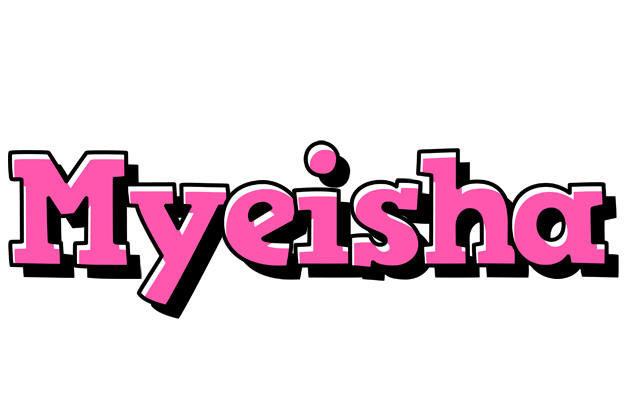 Myeisha girlish logo