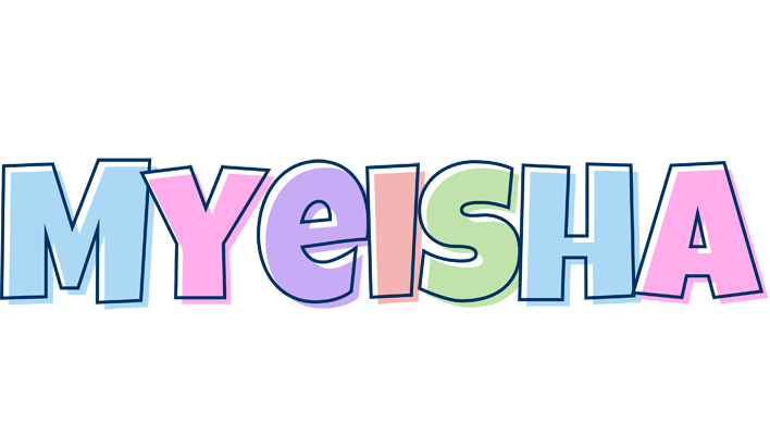Myeisha pastel logo