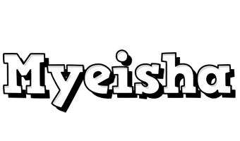 Myeisha snowing logo