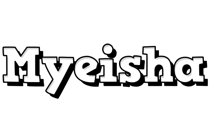 Myeisha snowing logo