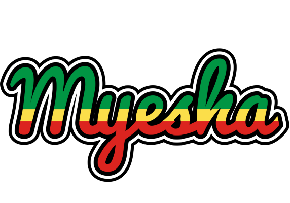 Myesha african logo