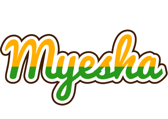 Myesha banana logo