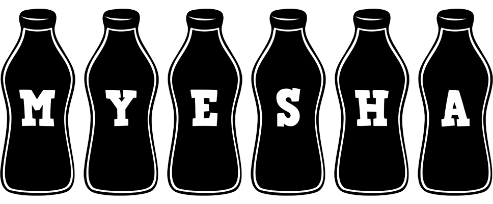 Myesha bottle logo