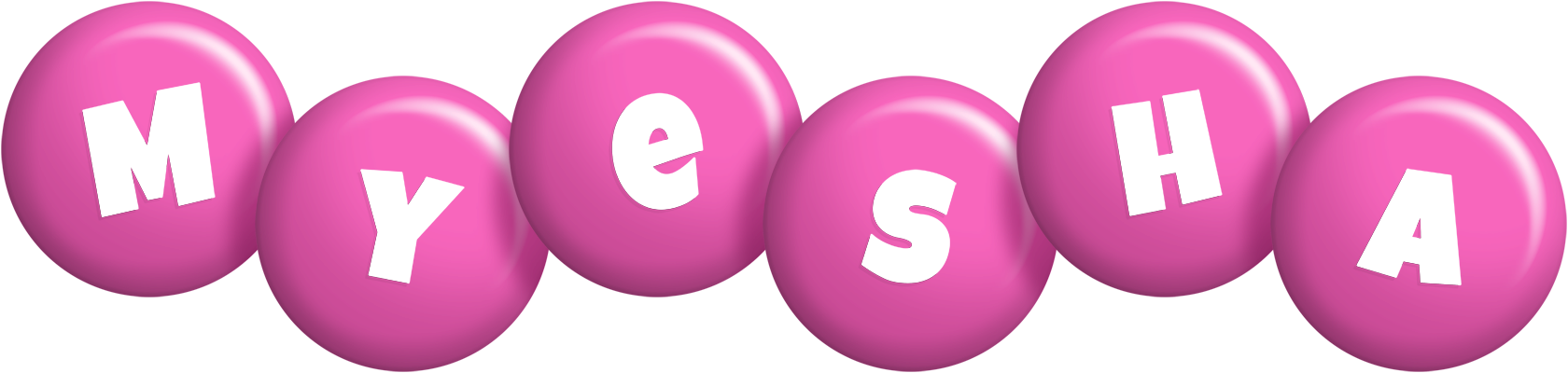 Myesha candy-pink logo