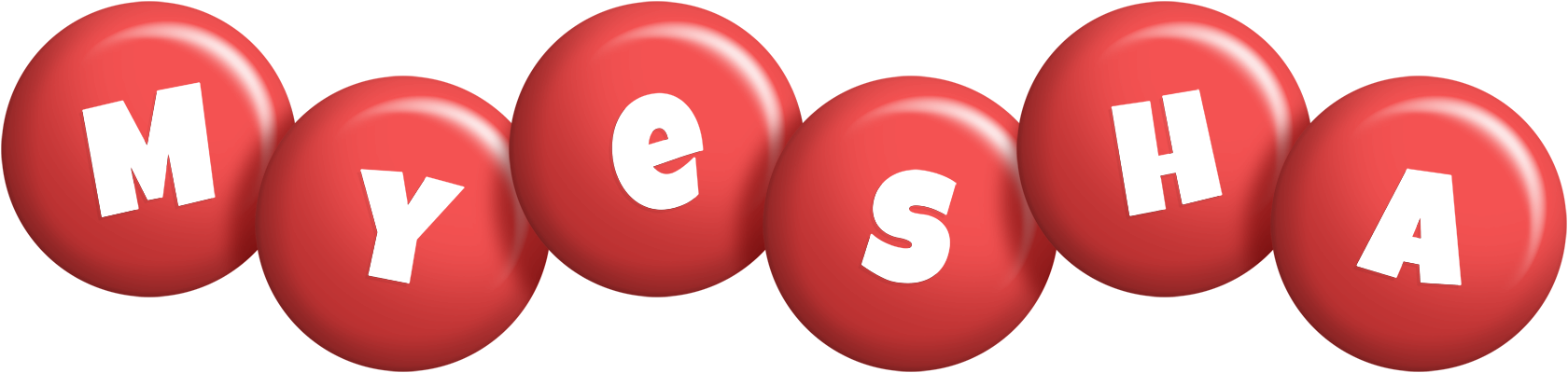 Myesha candy-red logo