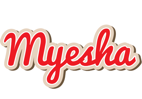 Myesha chocolate logo